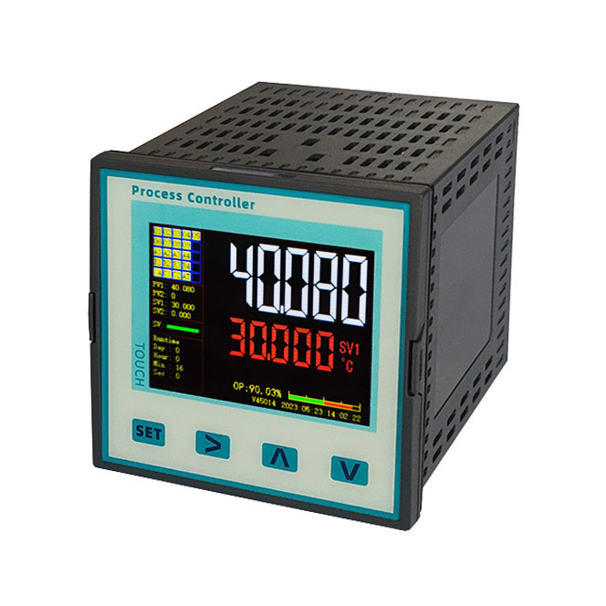 JT2904双输入过程控制仪表彩屏9696程序段温控器